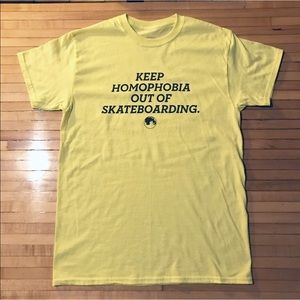 Keep Homophobia Out Of Skateboarding Shirt